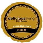 Tildelt »Retailer Choice Gold« ved Delicious Living Awards 2024