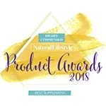 Vinder af prisen for »Bedste kosttilskud« ved Natural Health Product Awards 2018