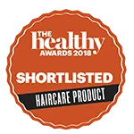 Nomineret i kategorien »Hårplejeprodukt« ved The Healthy Awards 2018