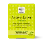 New Nordic Active Liver™-tabletter med marietidsel og gurkemeje bidrager til at understøtte en normal leverfunktion og fedtstofskifte.