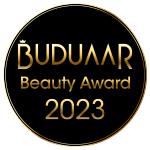Et mærke, der viser, at man har modtaget Buduaar Beauty Award 2023.