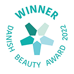 Prisplakat, der viser vinderen af Danish Beauty Award 2022.