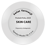 Prisplakat med teksten »Produktfavorit 2024 – Hudpleje« fra Beauty Shortlist Awards samt omtale af Rita Made i over 50 år.
