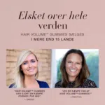 2 af vores Hair Volume gummies testpersoners udtalelser og overskriften: Elsket over hele verden