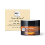 New Nordic Natural Magic™ Anti-Ageing Cream fugter, opstrammer og udglatter huden samt mindsker synligheden af rynker med granatæble, astaxanthin og solsikkeolie.