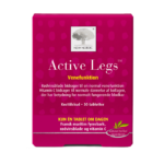 De nye Nordic Active Legs™-tabletter med røde vinblade, fyrrebark og C-vitamin bidrager til at opretholde sunde vener og blodkar samt mindske trætte og tunge ben.