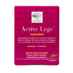 De nye Nordic Active Legs™-tabletter med røde vinblade, fyrrebark og C-vitamin bidrager til at opretholde sunde vener og blodkar samt mindske trætte og tunge ben.