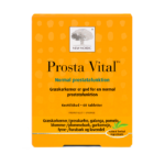 New Nordic Prosta Vital™ med græskarkerner, galanga, gurkemeje og planteekstrakter, hvor græskarkernerne bidrager til en normal prostatafunktion.