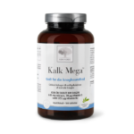 New Nordic Kalk Mega™ med calcium, D-vitamin og K2-vitamin, hvor calcium bidrager til at opretholde normale knogler og understøtter knoglesundheden.