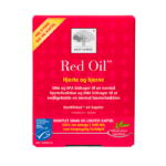 New Nordic Red Oil™ med omega-3 fra krillolie, hvor EPA og DHA bidrager til en normal hjertefunktion, og DHA bidrager til at opretholde en normal hjernefunktion.
