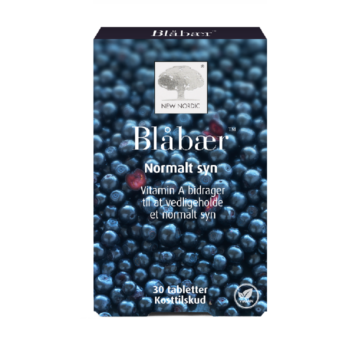 New Nordic Blåbær™ med A-vitamin bidrager til at opretholde et normalt syn.