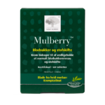 New Nordic Mulberry™ med blade fra hvid morbær og krom, hvor krom bidrager til at opretholde et normalt blodsukkerniveau og et normalt stofskifte.