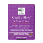 New Nordic Quality Sleep™ & Muscle Rest produktæske på transparent baggrund.