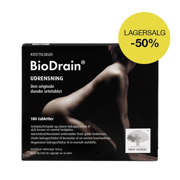 BioDrain® 180 tabl. - LAGERSALG