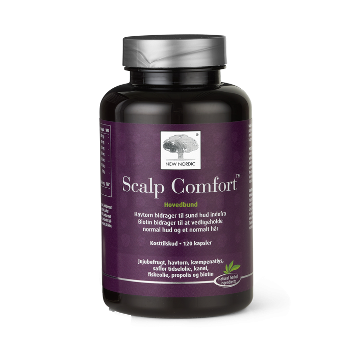 Packshot af New Nordic's Scalp Comfort til normal hud og hår.